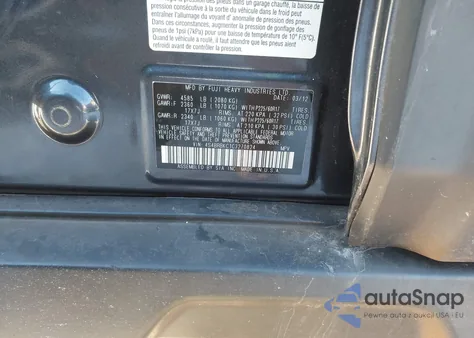 2012 Subaru Outback 2.5I Limited from USA, damaged, VIN 4S4BRBKC1C3270824